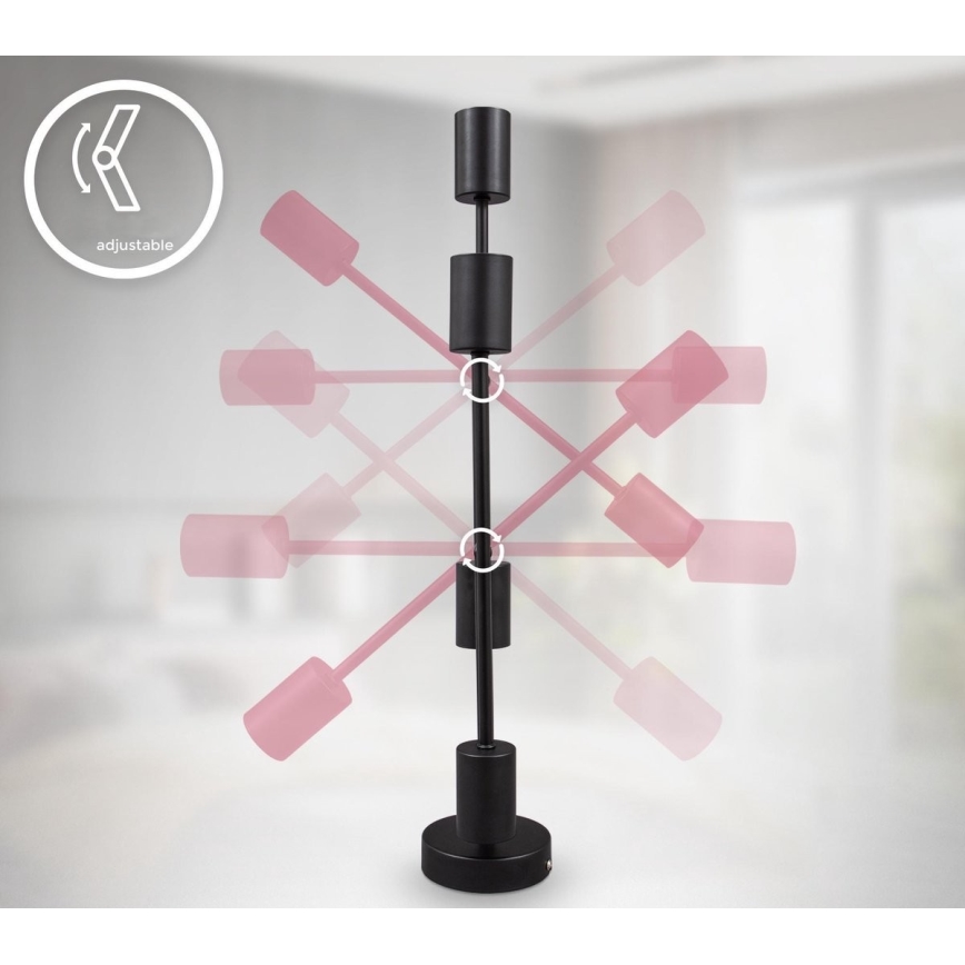 BK Licht 1343 - Lampadario su palo 4xE27/60W/230V