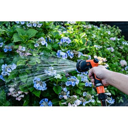 BLACK+DECKER - Pistolet d'arrosage avec 3 connecteurs