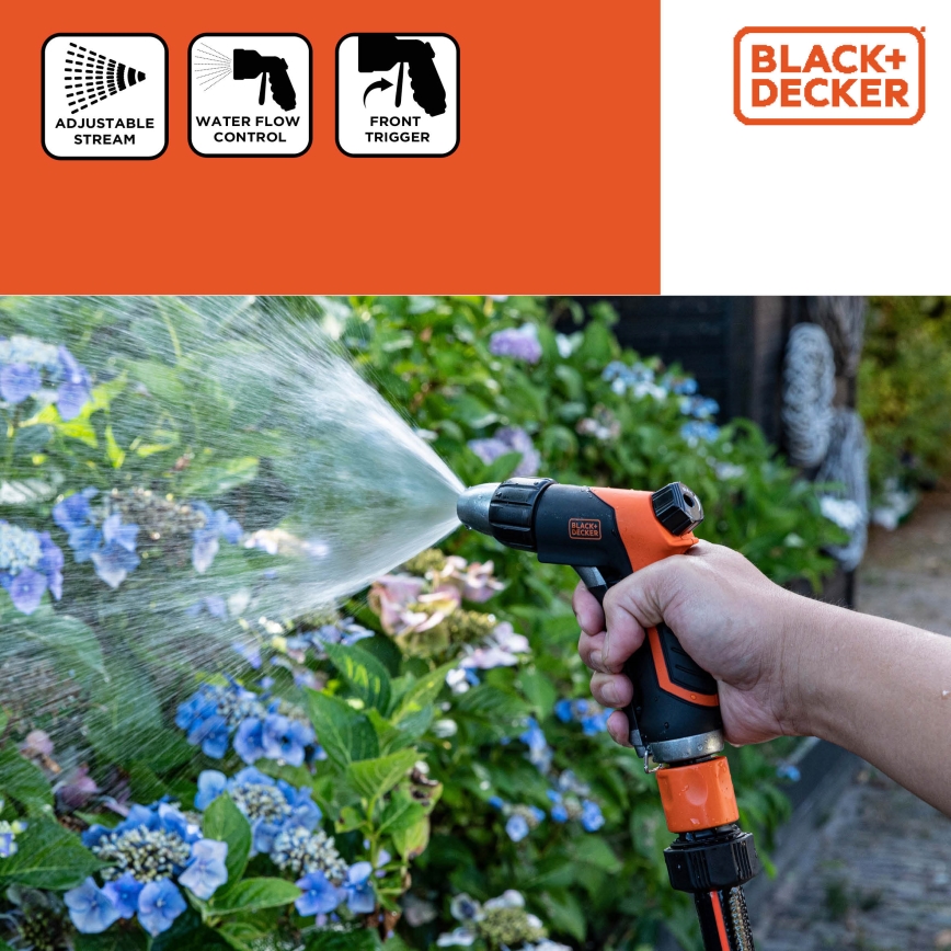 BLACK+DECKER - Pistolet d'arrosage