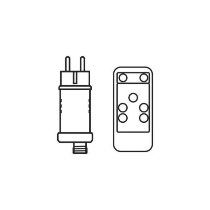 Bloc d'alimentation pour éclairage de guirlandes de Noël raccordable 80 V IP44