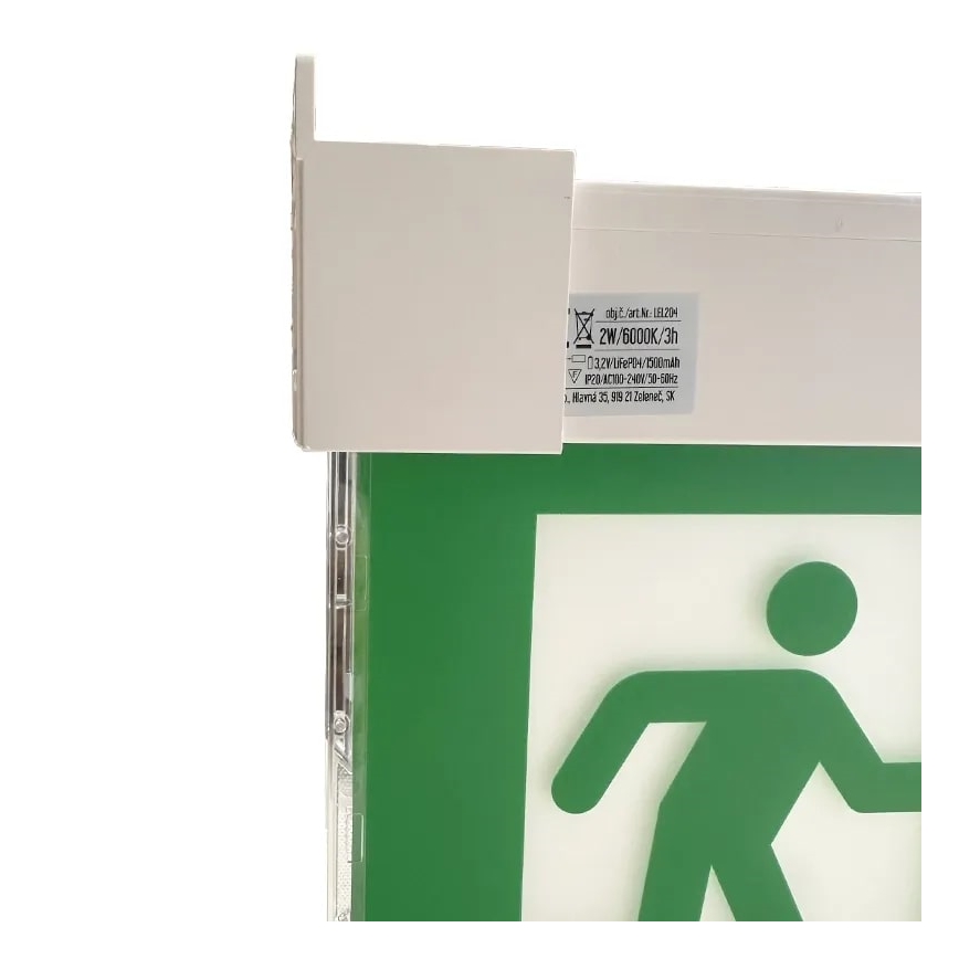 Bloc de secours LED/2W/230V 6000K 1500 mAh