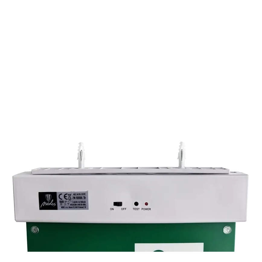 Bloc de secours LED/2W/230V 6000K 300 mAh