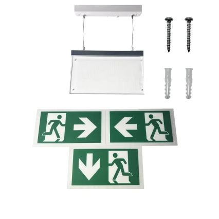 Bloc de secours LED/4W/230V 6000K 1000 mAh