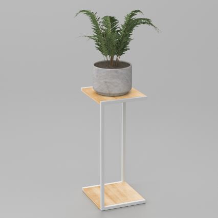 Blumenständer 70x30x34 cm Weiß
