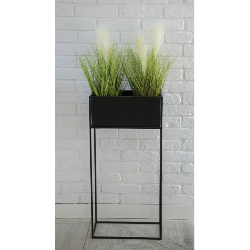 Blumenständer 90x44 cm schwarz