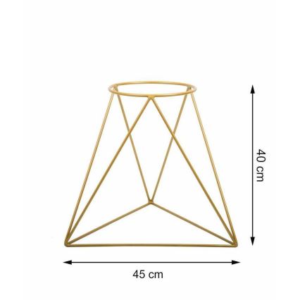 Blumenständer TRIANGL 40x45 cm in Gold
