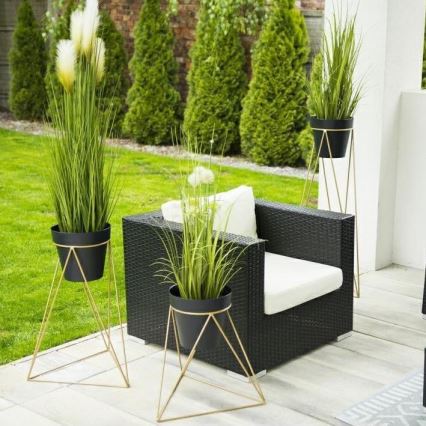 Blumenständer TRIANGL 90x50 cm Gold