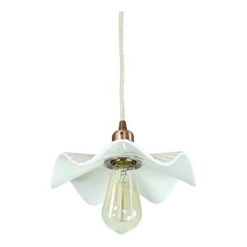 Bohemia-Design - Suspension en porcelaine sur câble 1xE27/60W/230V