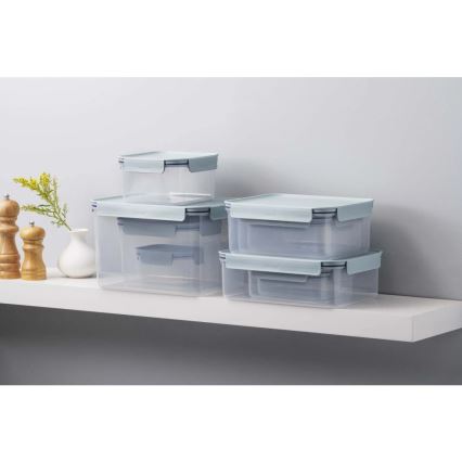 Boîte alimentaire CLASSIC PLUS 420 ml bleue/transparente