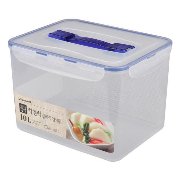 Boîte de conservation alimentaire 10 l LOCK bleue