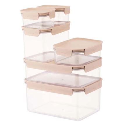 Boîte de conservation alimentaire CLASSIC PLUS 0,91 l rose/transparente