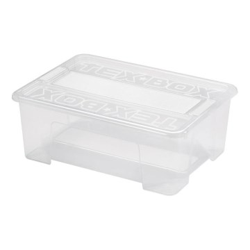 Boîte de rangement TEX BOX 10 l transparent