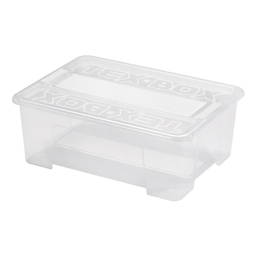Boîte de rangement TEX BOX 10 l transparent