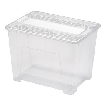 Boîte de rangement TEX BOX 21 l transparent