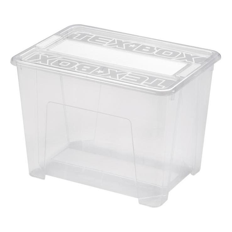 Boîte de rangement TEX BOX 21 l transparent