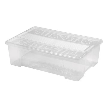 Boîte de rangement TEX BOX 28 l transparent