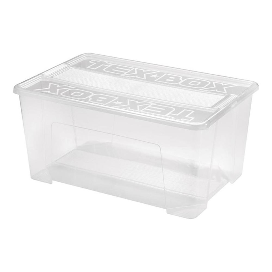 Boîte de rangement TEX BOX 48 l transparent