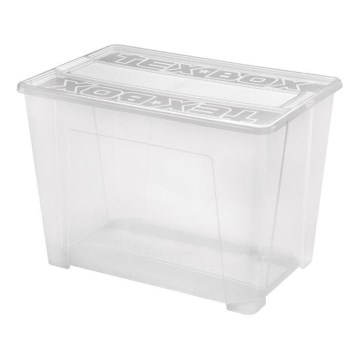 Boîte de rangement TEX BOX 70 l transparent