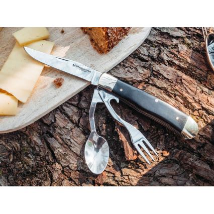 Böker - Coltello tascabile con posate Magnum Bon Appetite 18,7 cm pakka