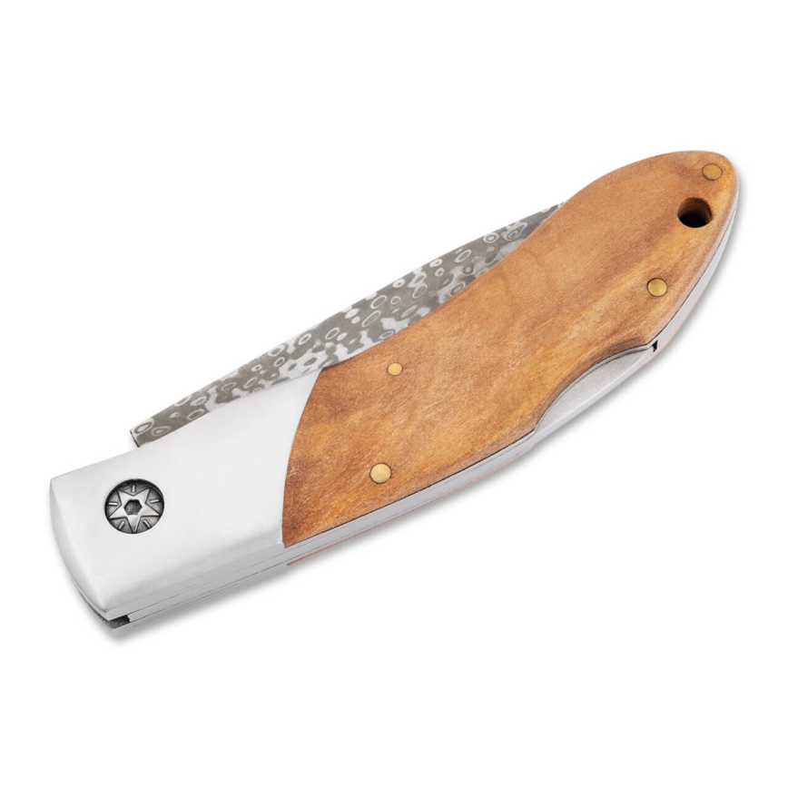 Böker - Coltello tascabile in damasco Magnum Caveman 19,4 cm