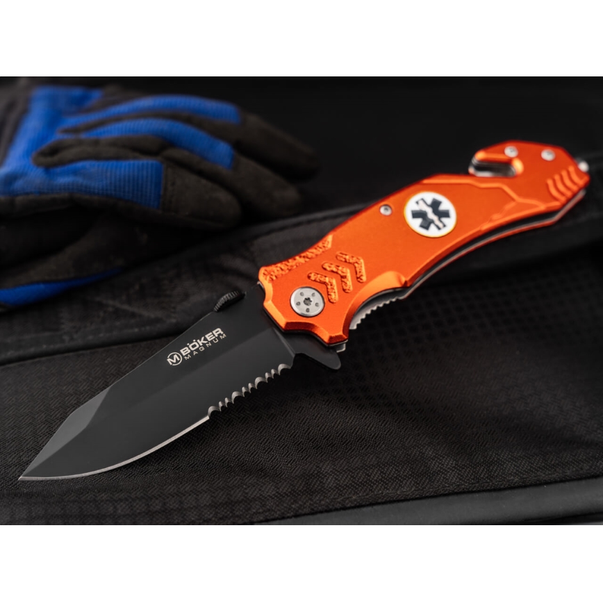 Böker - Coltello tascabile Magnum EMS Rescue 21,9 cm