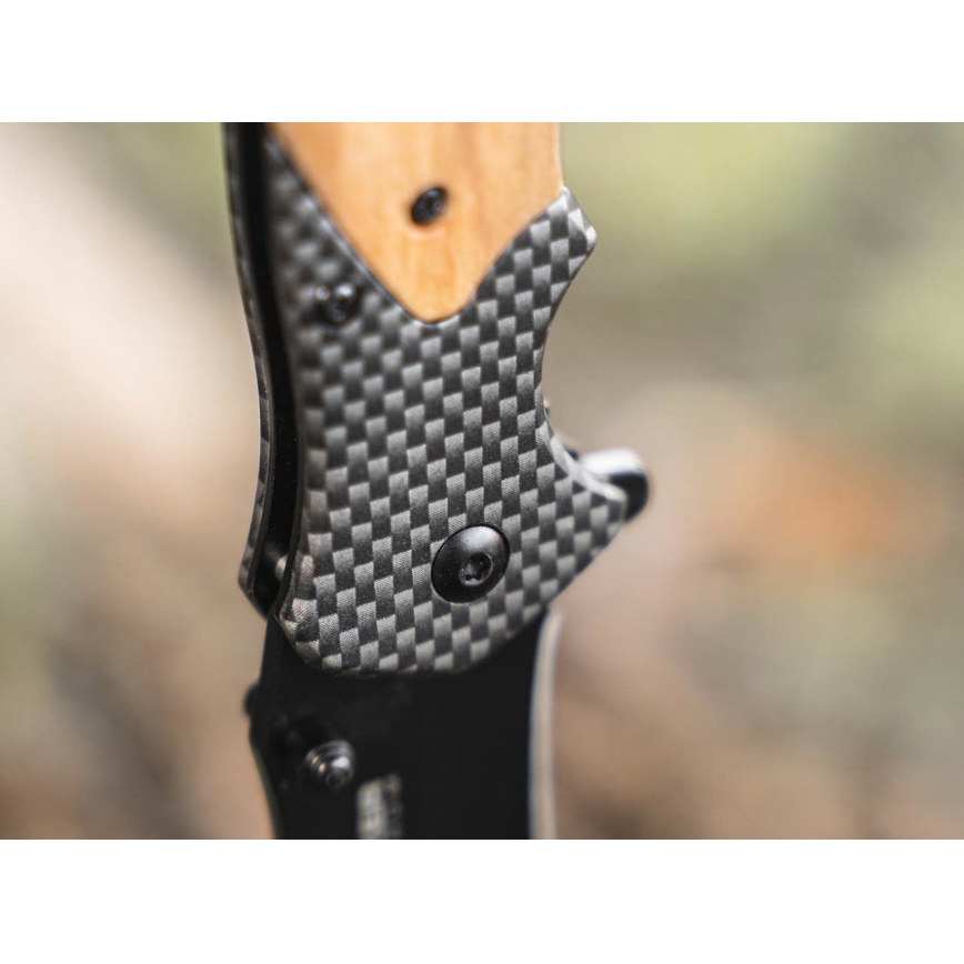 Böker - Couteau de poche Magnum Blomkvist Olive 20,5 cm bois d'olivier