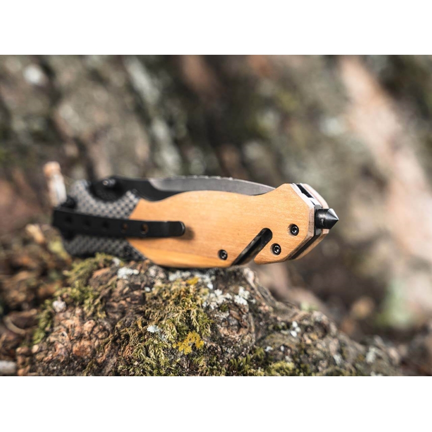 Böker - Couteau de poche Magnum Blomkvist Olive 20,5 cm bois d'olivier