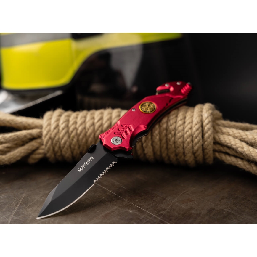 Böker - Couteau de poche Magnum Fire Fighter 21,9 cm