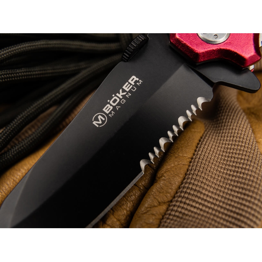 Böker - Couteau de poche Magnum Fire Fighter 21,9 cm