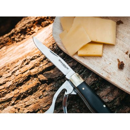 Böker - Taschenmesser mit Besteck Magnum Bon Appetite 18,7 cm Pakkaholz