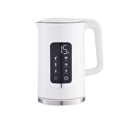 Bollitore con display LCD 1,7 l 2200W/230V bianco + tazza da viaggio 450 ml