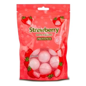 Bomba da bagno effervescente PROVENCE 6 pz fragola