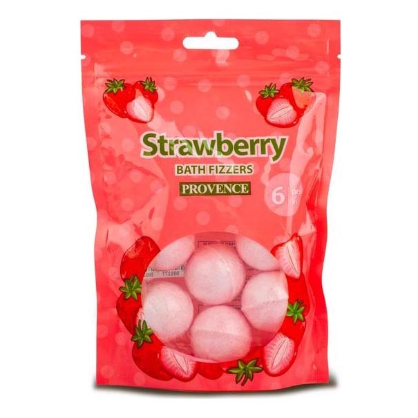 Bomba da bagno PROVENCE 6 pz fragola