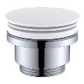 Bonde de lavabo RODBY Ø 6,6 cm blanche