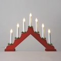 Bougeoir de Noël FILAMENT 7xE10/0,2W/230V