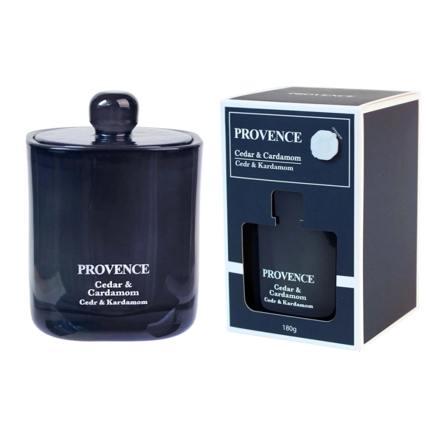 Bougie parfumée Cèdre Cardamome 180 g — env. 25 heures de combustion