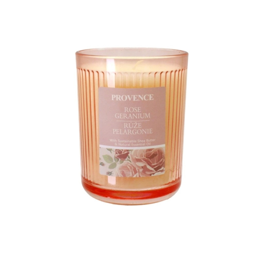 Bougie parfumée ROSE GÉRANIUM 230g