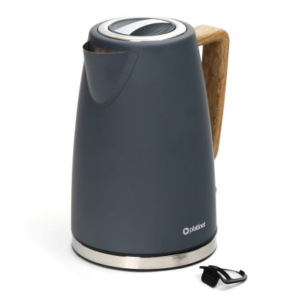 Bouilloire 1,7 l 2400W/230V inoxydable acier/grise