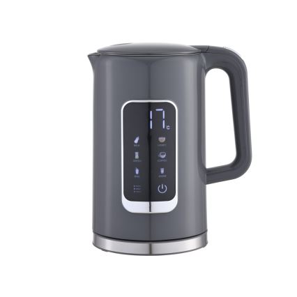 Bouilloire avec écran LCD 1,7 l 2200W/230V gris + gobelet de voyage 450 ml
