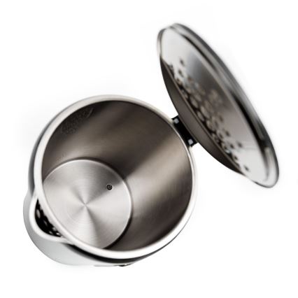 Bouilloire avec écran LCD 1,7 l 2200W/230V noir + gobelet de voyage 450 ml