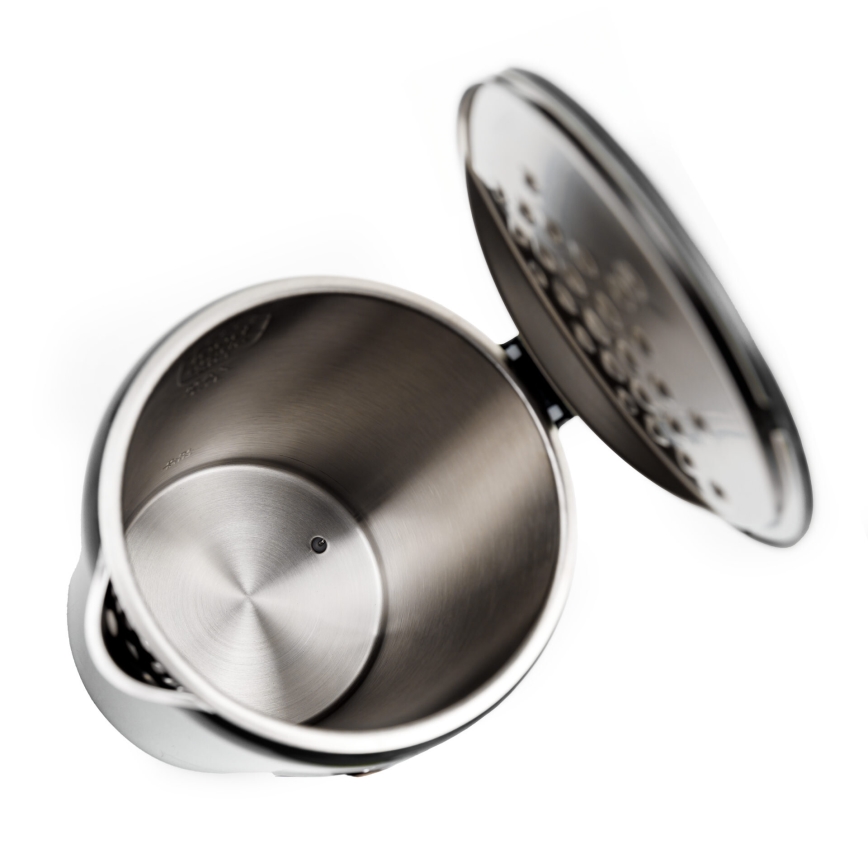 Bouilloire avec écran LCD 1,7 l 2200W/230V noir + gobelet de voyage 450 ml