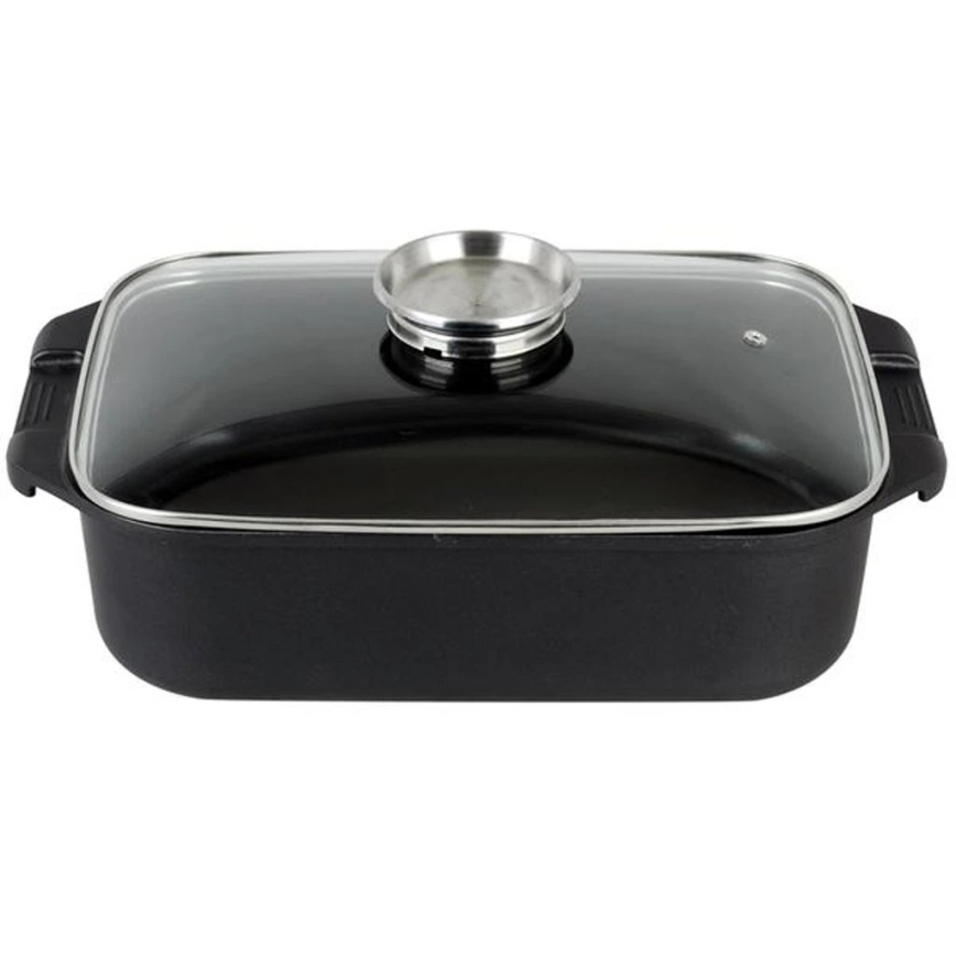 Bräter mit Deckel TORO 6,5 l 34,5x10x24,5 cm schwarz