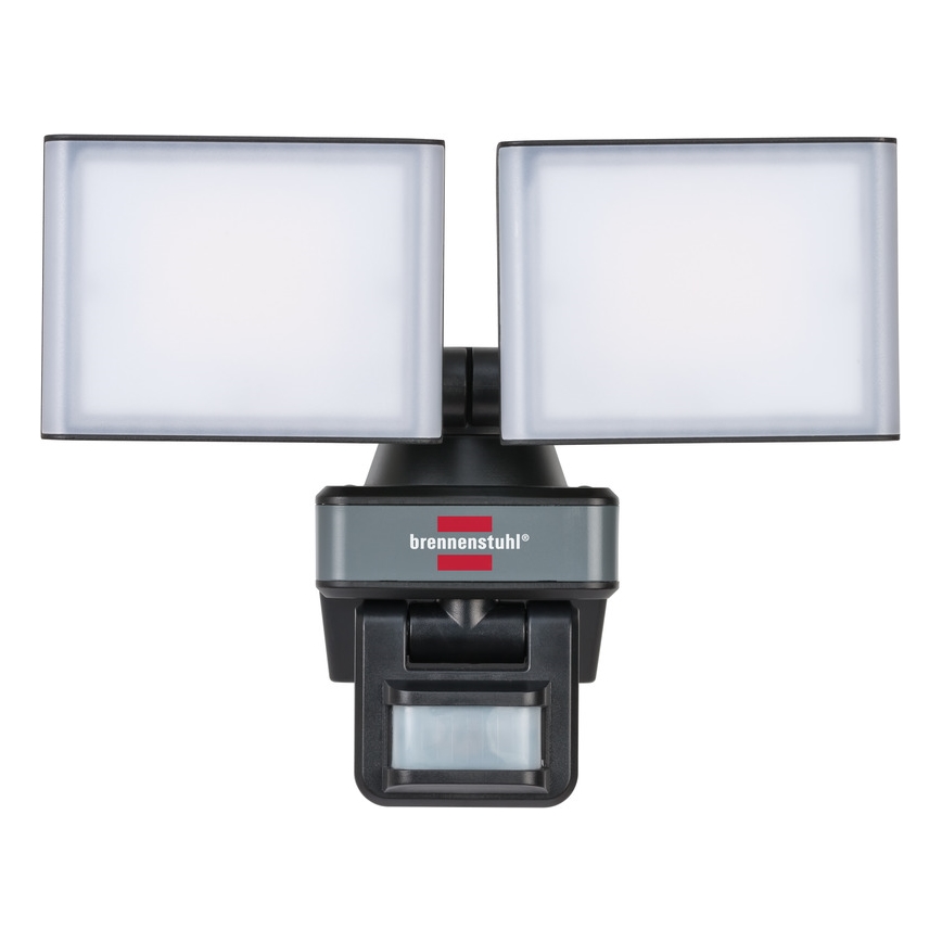 Brennenstuhl-Projecteur à intensité variable avec détecteur DUO LED/29,2W/230V 3000-6500K IP54 Wi-Fi