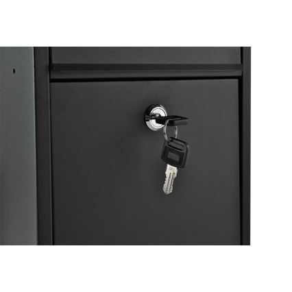 Briefkasten 21,7x32 cm, schwarz