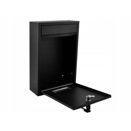 Briefkasten 21,7x32 cm, schwarz