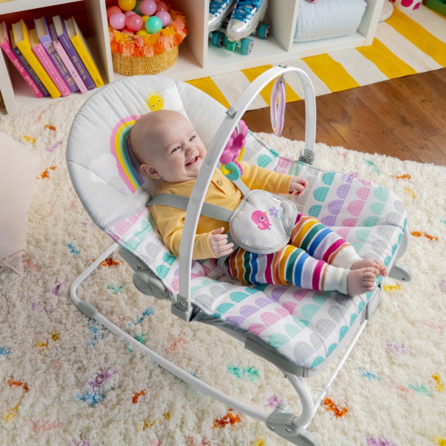 Bright Starts - Baby-Schwingwippe ROSY RAINBOW