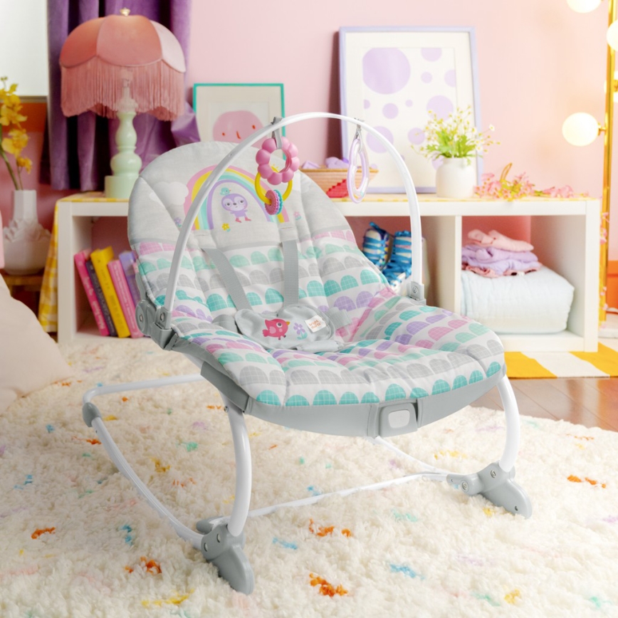 Bright Starts - Baby-Schwingwippe ROSY RAINBOW