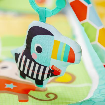 Bright Starts - Baby-Spieldecke OBALL GRIP & KICK 3xAA