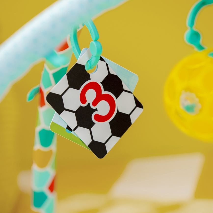 Bright Starts - Baby-Spieldecke OBALL GRIP & KICK 3xAA