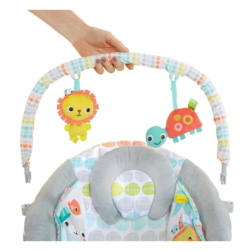 Bright Starts - Chaise longue vibrante pour enfants avec mélodie WHIMSICAL WILD